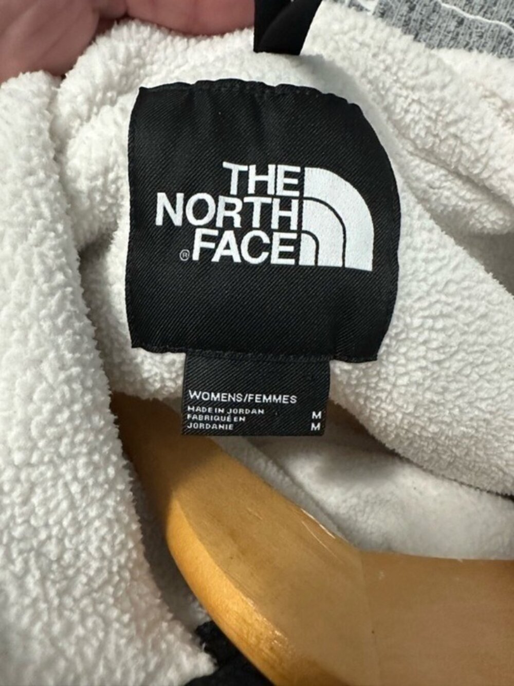 The North Face Denali Crop Fleece Pullover Black White Size M Y2K Gorpcore - Picture 12 of 15